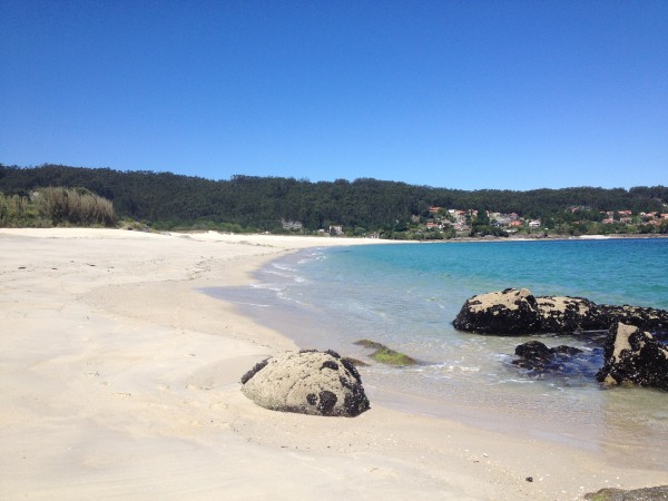 beach and rocks galicia