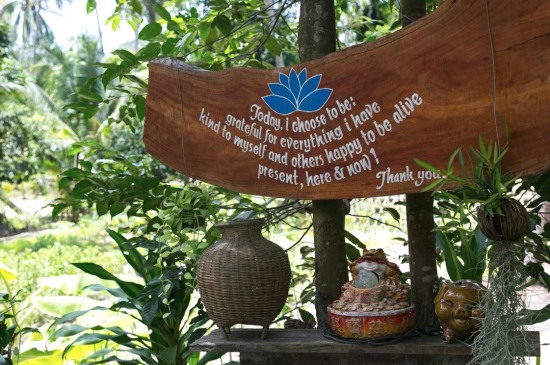 Garden sign Koh Phangan