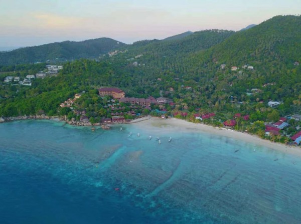 Koh Phangan from the air