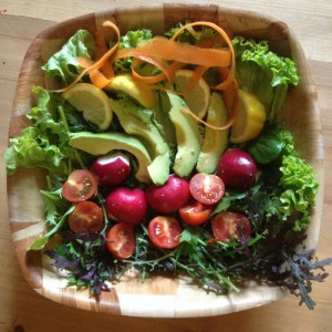 Salad dish