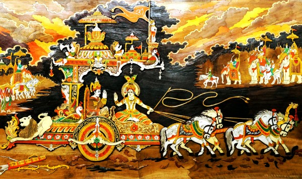 The Bhagavad Gita scene