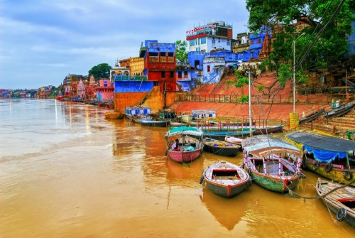 Boats on the Ganges