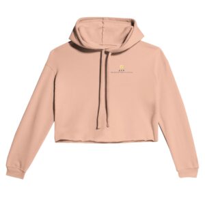 Women’s Cropped Hoodie | Peach