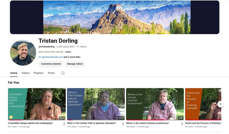 Tristan's YouTube channel