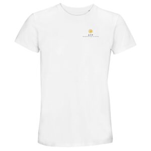 Organic recycled cotton Unisex Crewneck T-shirt | White or Natural